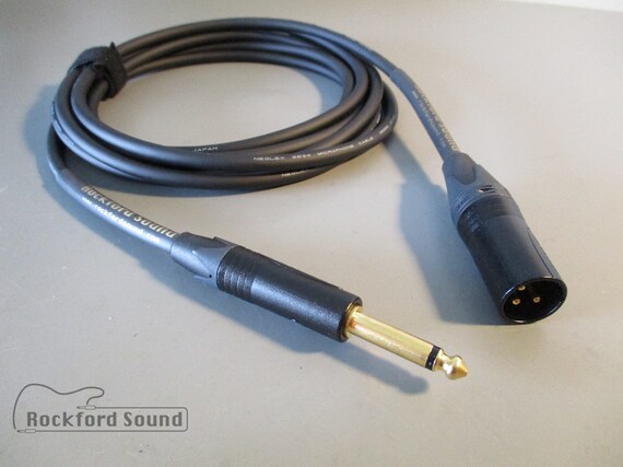 Mogami Custom 25ft Balanced Microphone Cable - Quad 2534, Neutrik Gold XLRs, Black