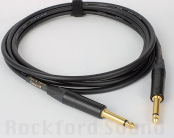 Canare GS-6 Guitar Cable | 1/4" to 1/4" Gold Neutrik | Specify Length