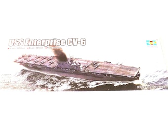 Porte-avions 1/700 Trumpeter CV 6 Enterprise "The Big E" de l'US Navy, Seconde Guerre mondiale