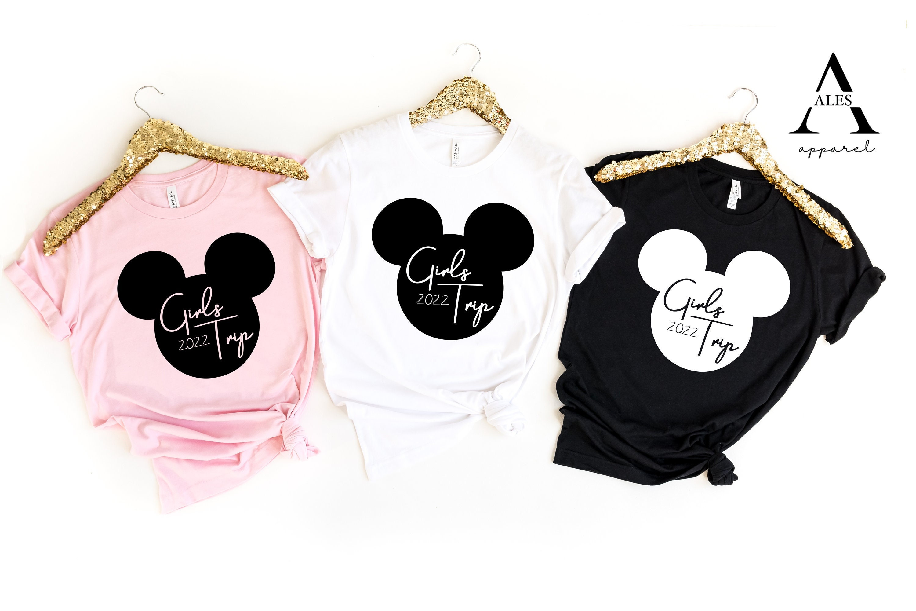 Discover Disney Girls Trip 2022 Shirt, Minnie Girls Vacation Shirt, Girls Trip In Progress Shirt