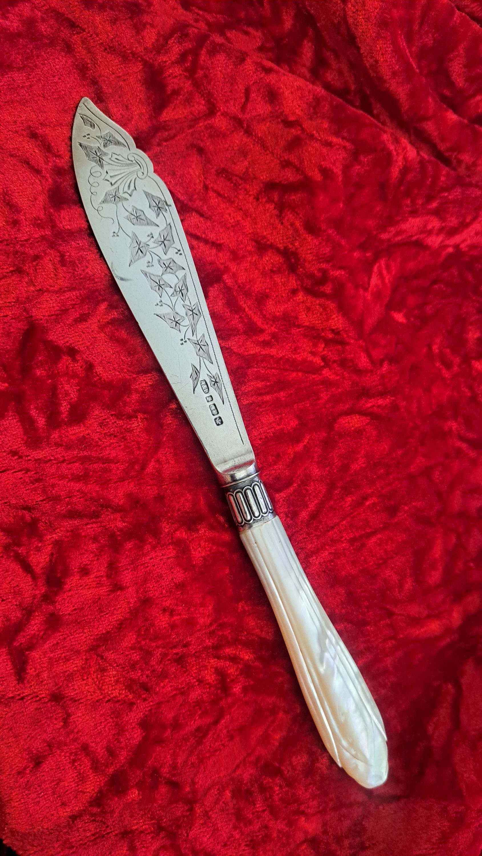 【Roberts & Belk】 【純銀ハンドル】ロココ ティーナイフ Roberts and Belk Silver - Etsy