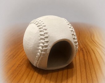 Baseball terrarium hide / decor