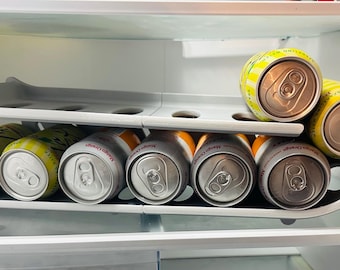 Refrigerator Soda Can Organizer, 12-Can Dispenser