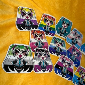 Hatsune Miku Pride Stickers