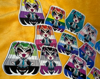 Hatsune Miku Pride Stickers