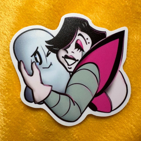 Mettaton and Napstablook Undertale Sticker