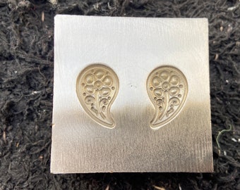 Jewelry Die | Earring Die | set of 2 | 20mm | impression die | embossing die | engraving die | jewelry tool | pair of earring