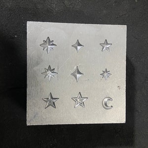 shot plates | shot plate | impression dies | silversmith supplies | silversmith tools | metal stamps for jewelry | metal stamps |