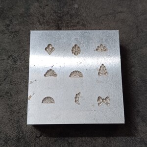 Tie Bow | shot plates | shot plate | impression dies | silversmith supplies | silversmith tools | metal stamps for jewelry |metal stamps-8mm