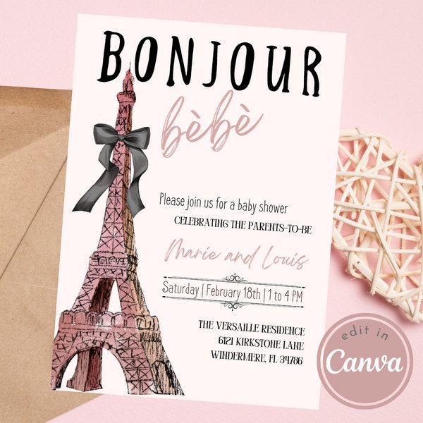 French Baby Shower Etsy