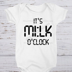 Milk O'clock SVG, Milk O-Clock Cricut Svg, Milk svg, Cricut File, Baby Milk Svg, baby Bottle Svg, Baby PNG file