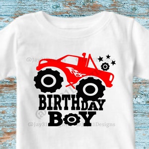 Monster Truck Birthday svg, Birthday svg, Monster Truck svg, png, Cricut Cut Files, Monster Truck Birthday TShirt