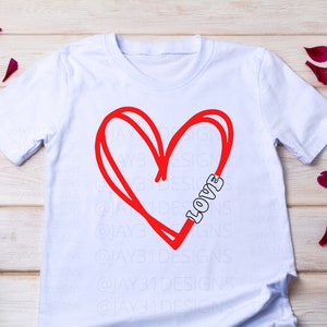 Valentines Heart SVg, Valentines Shirt,  Valentines Day svg, Heart svg, Love svg, Valentine Svg, Simple Heart SVG  Cricut svg, png, jpeg