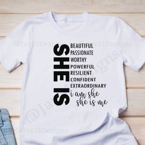 Cricut She is Phenomenal Svg, Motivational Svg, Self Love Svg, She is Svg, Powerful Svg, Unstoppable Svg, You Matter Svg, I am strong, png