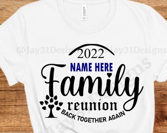 etsy family reunion shirts