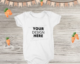 Easter Kids TShirt Mockup Kids White Bodysuit Mockup Sibling Mockup shirt Siblings Baby Bodysuit Mockup Rustic  Baby Mockup JPEG PNG Digital