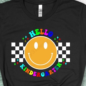 Hello Kindergarten SVG, Kindergarten svg, School, Ready for Kindergarten Svg, Start of School SVG, PNG , Cricut file, sublimation