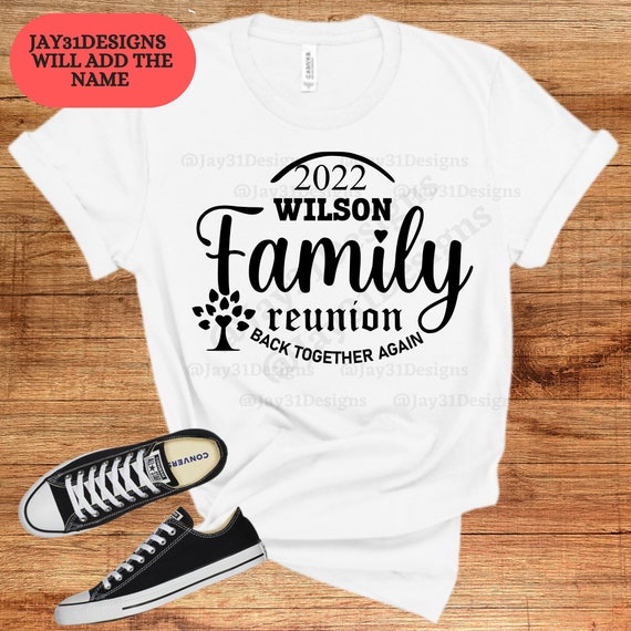2025 Family Reunion SVG - Personalized Design with NAME