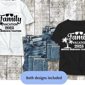 Férias em família svg, criando memórias juntos svg, Reunião svg, Cricut SVG, camisa de férias em família, Família, férias em família svg, sublimação
