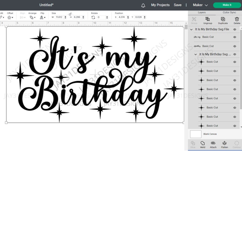 It's My Birthday Svg, Happy Birthday SVG, Birthday Svg, Happy Birthday ...