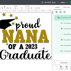 Proud Mimi Graduation Svg Proud Nana SVG Kindergarten Graduation SVG