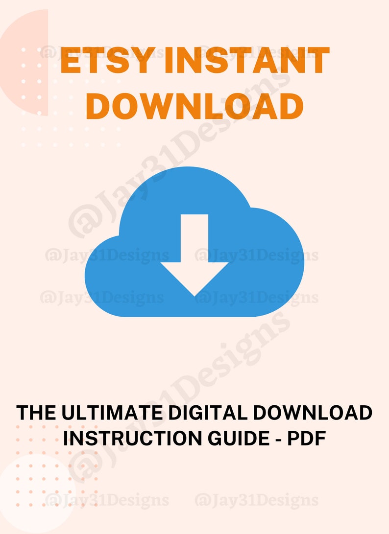 How to Download Etsy Digital File Etsy Instant Digital Etsy