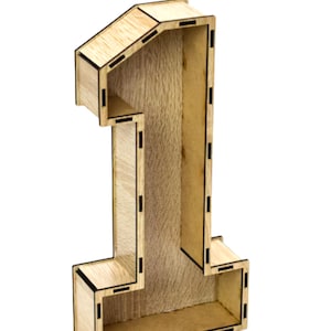 Numery 3D 0-9.svg 3mm wycinane laserowo, cyfry, liczby 3D, wycinane laserowo-pliki cnc 31 cm, plus pudełko upominkowe w 3mm .svd