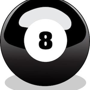 8 Ball Billiard SVG | Vector Files for Cricut and Silhouette | 8 Ball Pool Clipart | Billiard Ball SVG | 8 Ball Billiard Ball Vector Files