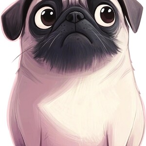 Funny and Cute Dogs Clipart Bundle, Dog PNG, Cartoon Dog, Watercolor Cute Animals Set, Paper Craft, Commercial Use, Digital Instant Download