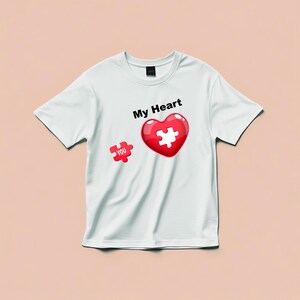 Puzzle Herz Clipart, Puzzle Herz SVG, Valentinstag Druck, digitaler Download, Clip Art, Datei für Cricut, Silhouette, süßes Herz Shirt