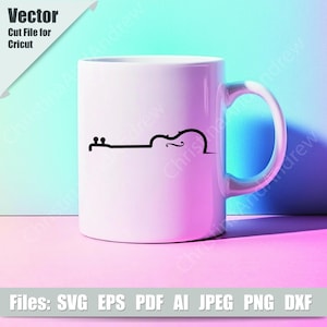 Violin Clipart | Violin SVG | Violin Silhouette | PNG, JPG, Svg, Eps, Dxf, Ai, Pdf | Violinist Vector Graphic Cut File Laser Clip Art