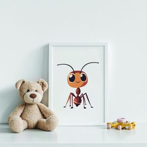 Cute Cartoon Ant SVG Clipart | Instant Download Vector Art for DIY Projects | Ant Clipart | Ant Vector Clipart | Digital Instant Download