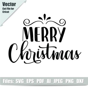 Christmas SVG, Merry Christmas SVG, Christmas Ornament svg, Winter svg, Holidays, Cut Files Cricut, Silhouette, Cut File, Cricut, Merry Xmas