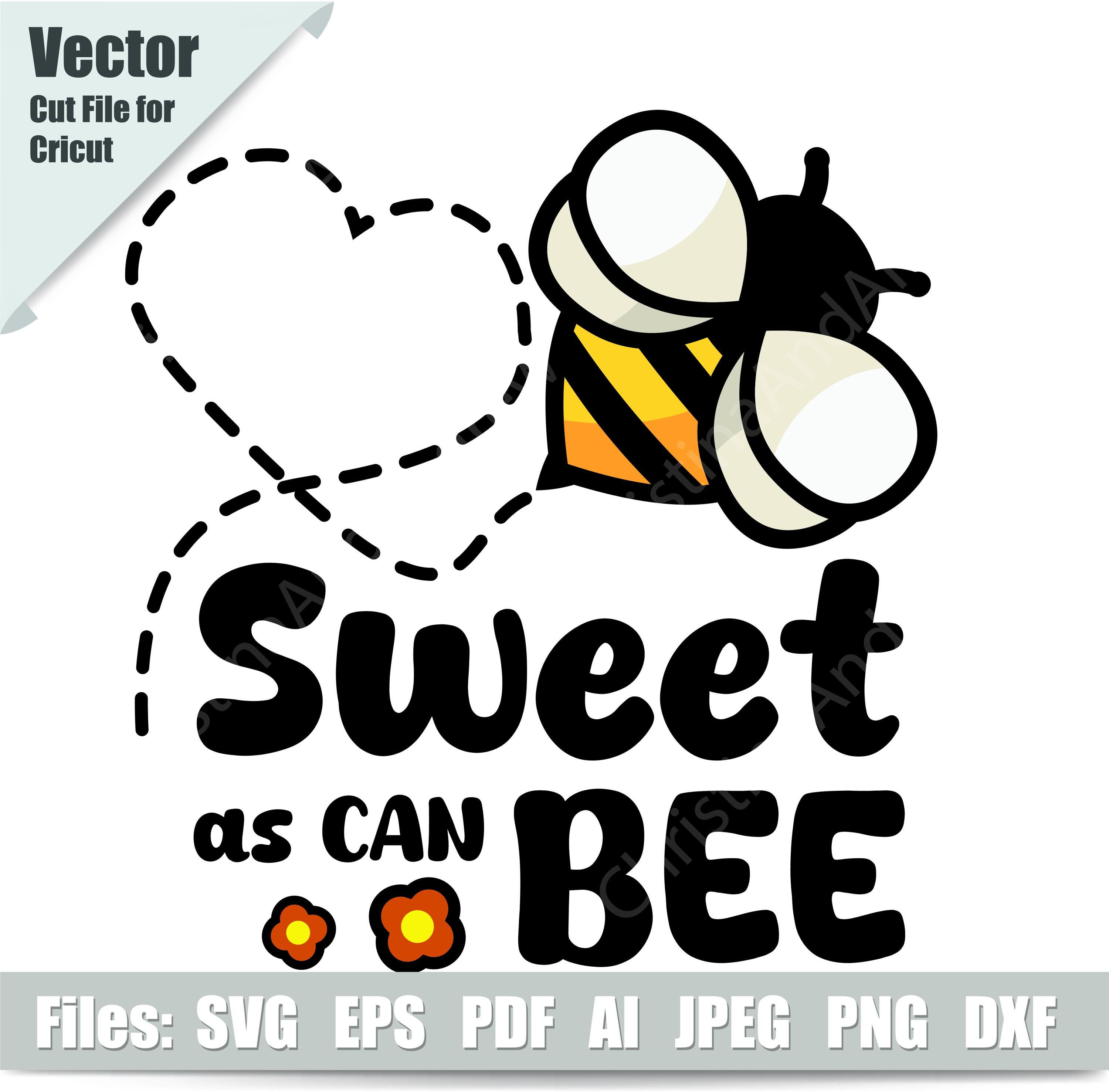 Dolce come può essere SVG, Dolce come può essere file di taglio Ape, Decorazione per cameretta Bumblebee SVG, Silhouette per cameretta neonato/bambino per babyshower, Vinile Cricut