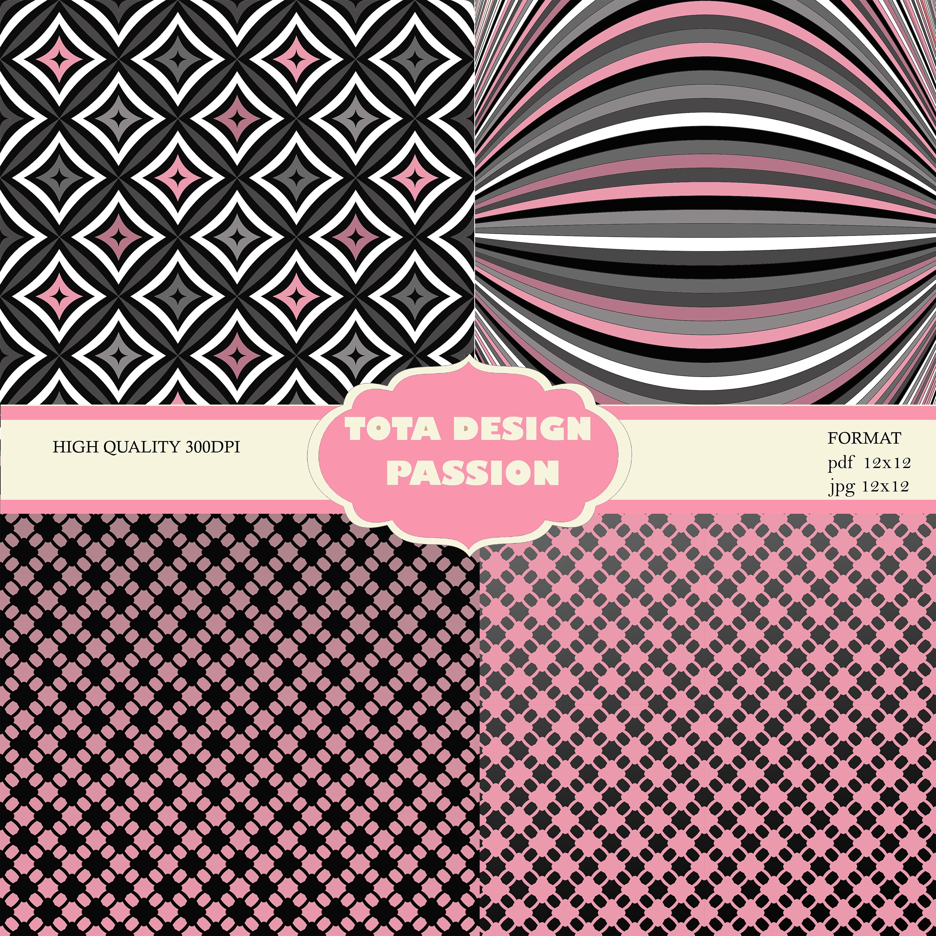 Passion Digital Scrapbook Paper Digital Paper Abstract - Etsy