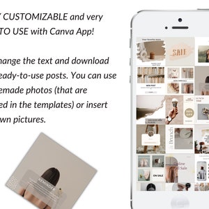 NEUTRAL INSTAGRAM POSTS Template Bundle Minimal Clean Simple Social ...