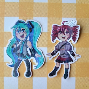 Vocaloid Holographic Stickers