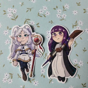 Frieren Holographic Stickers