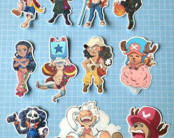 One Piece Holographische Aufkleber