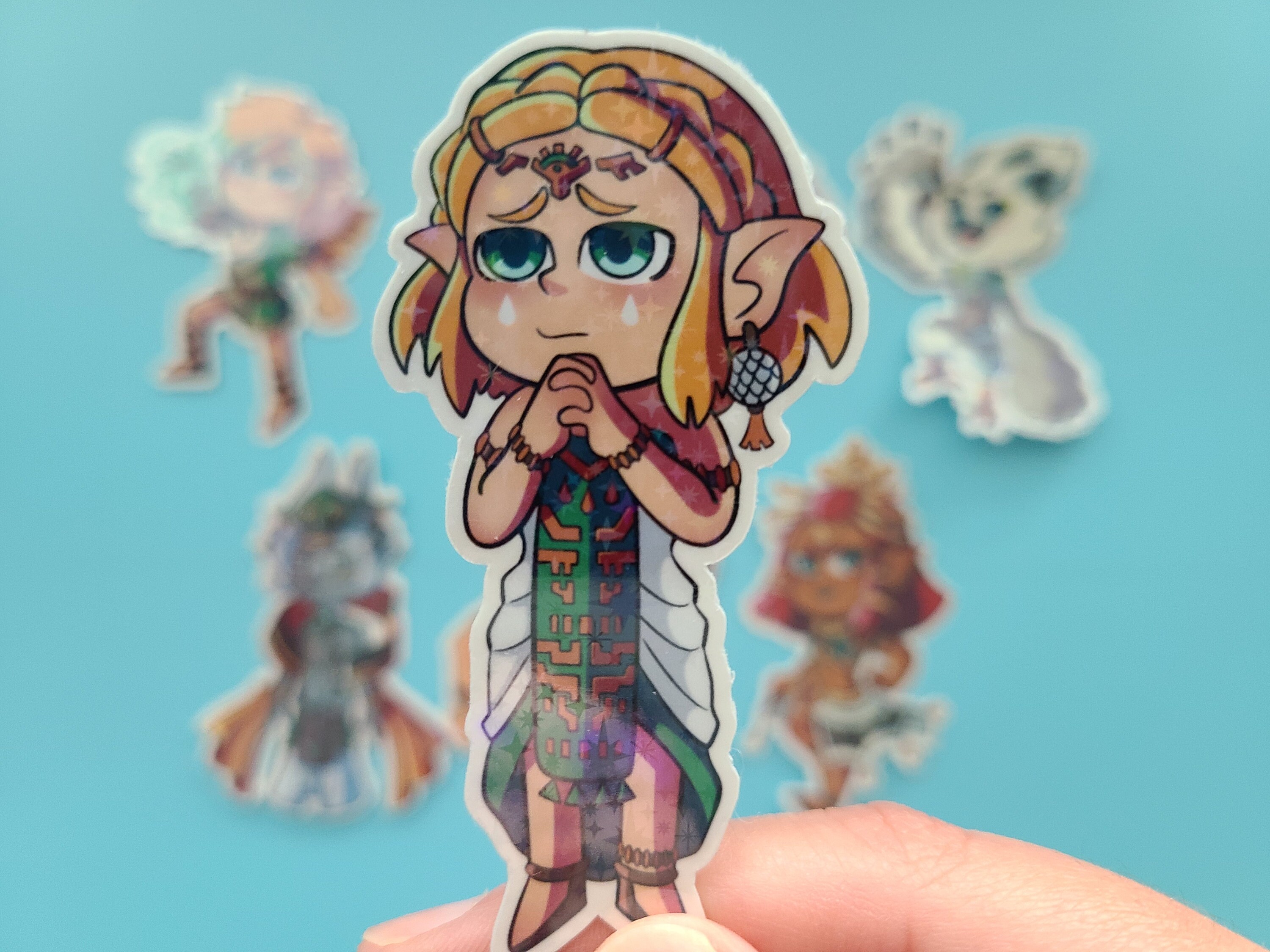 Totk Sticker TOTK Holographic Sticker - Etsy