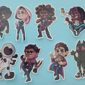 CLEARANCE Spider-verse Holographic stickers