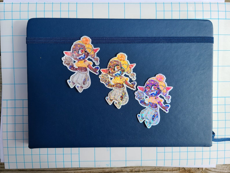 Deep Cut Holographic Stickers Splatoon 3 Etsy