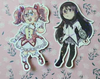 Madoka Magica Holographic Stickers