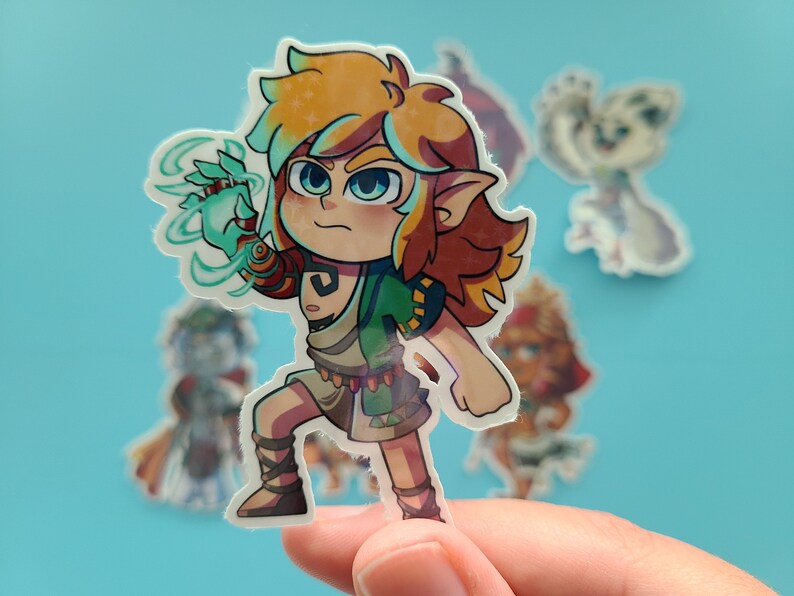 Totk Sticker TOTK Holographic Sticker - Etsy