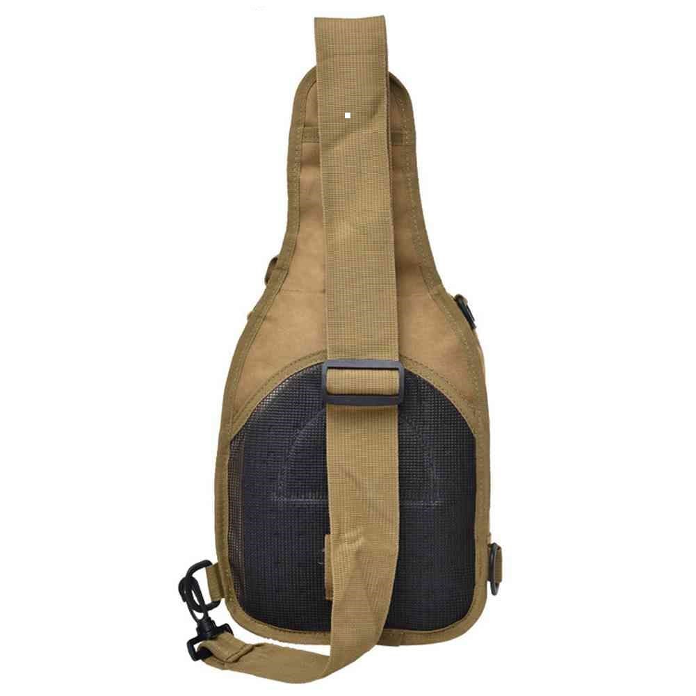 Sac Banane Tactique Kaki - Nylon - Pour Pistolet, Randonnée, Airsoft - 26x19x7cm
