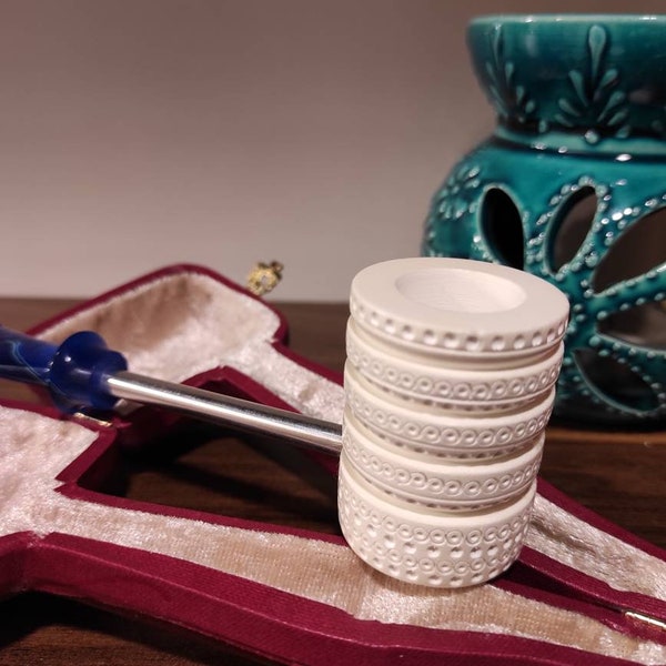 Poker Meerschaum pipe