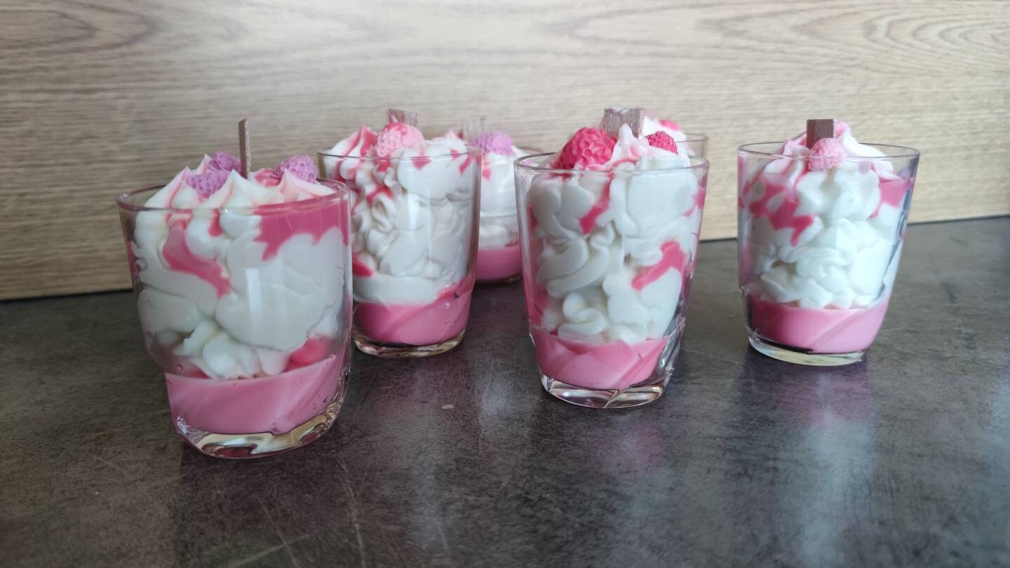 Bougie Sundae Fraise