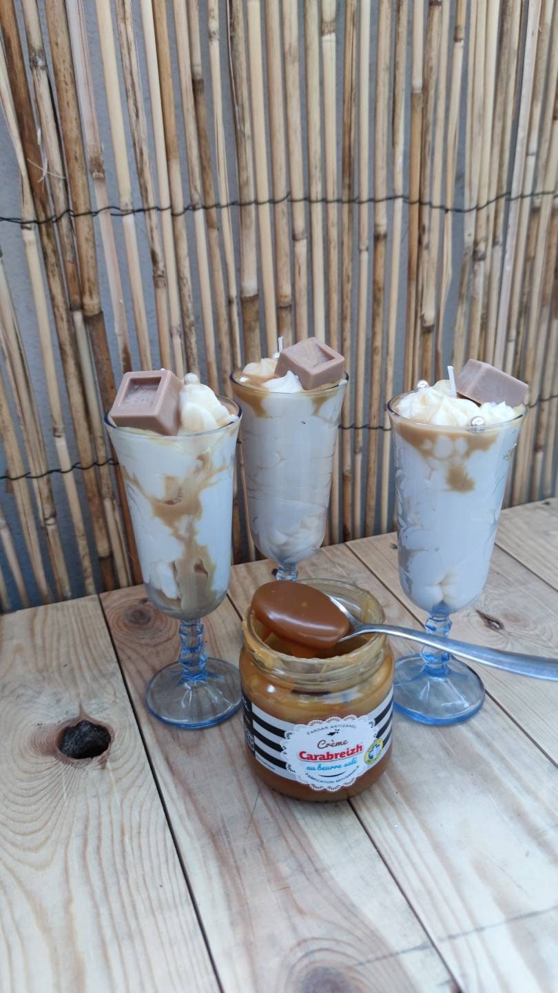 Bougie Glace Au Caramel
