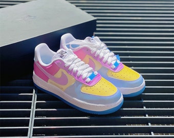 Color changing Air Force 1 UV sneakers,gift for her