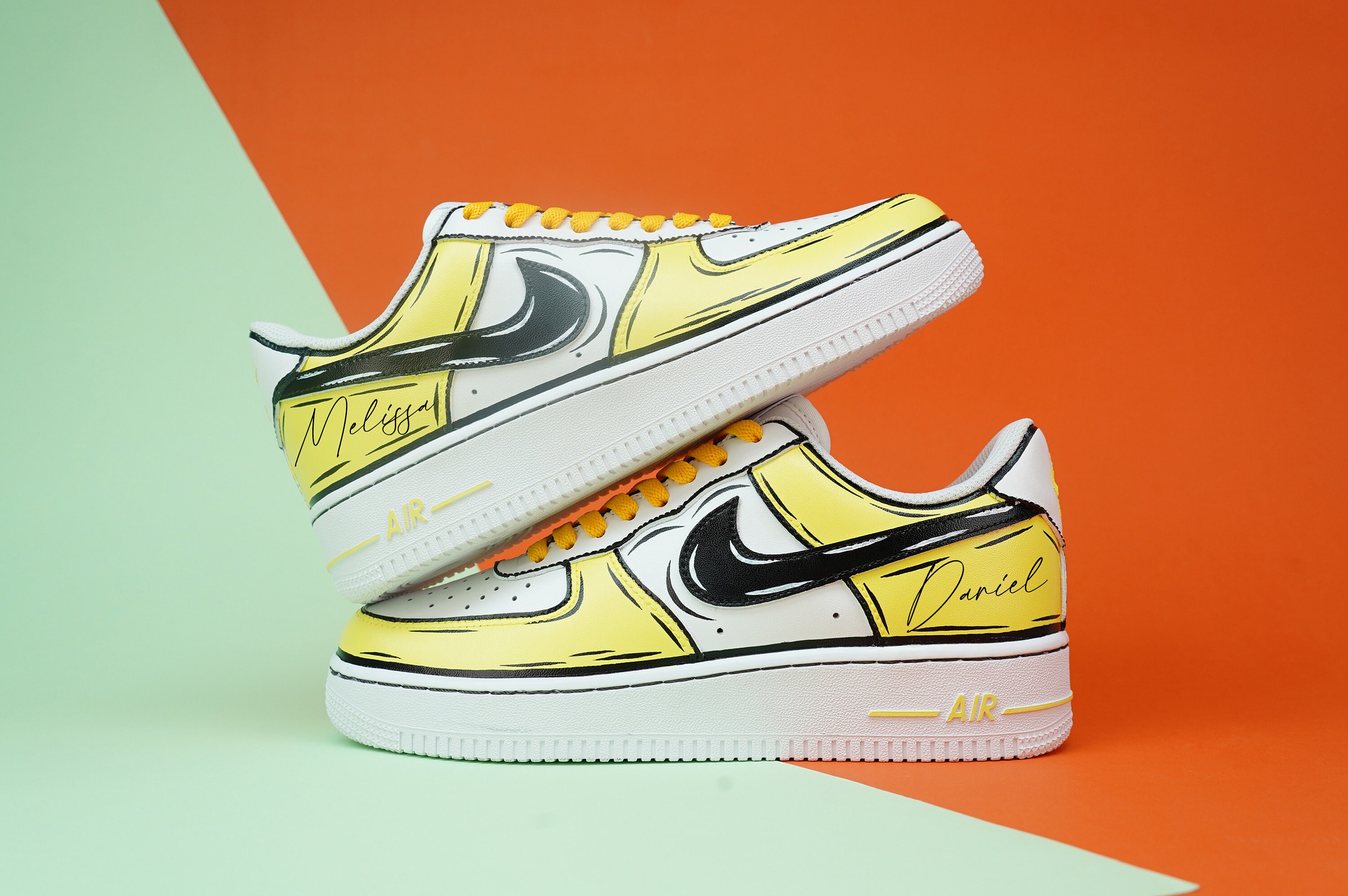 Graffiti Air Force 1 Custom - Daniel Customs